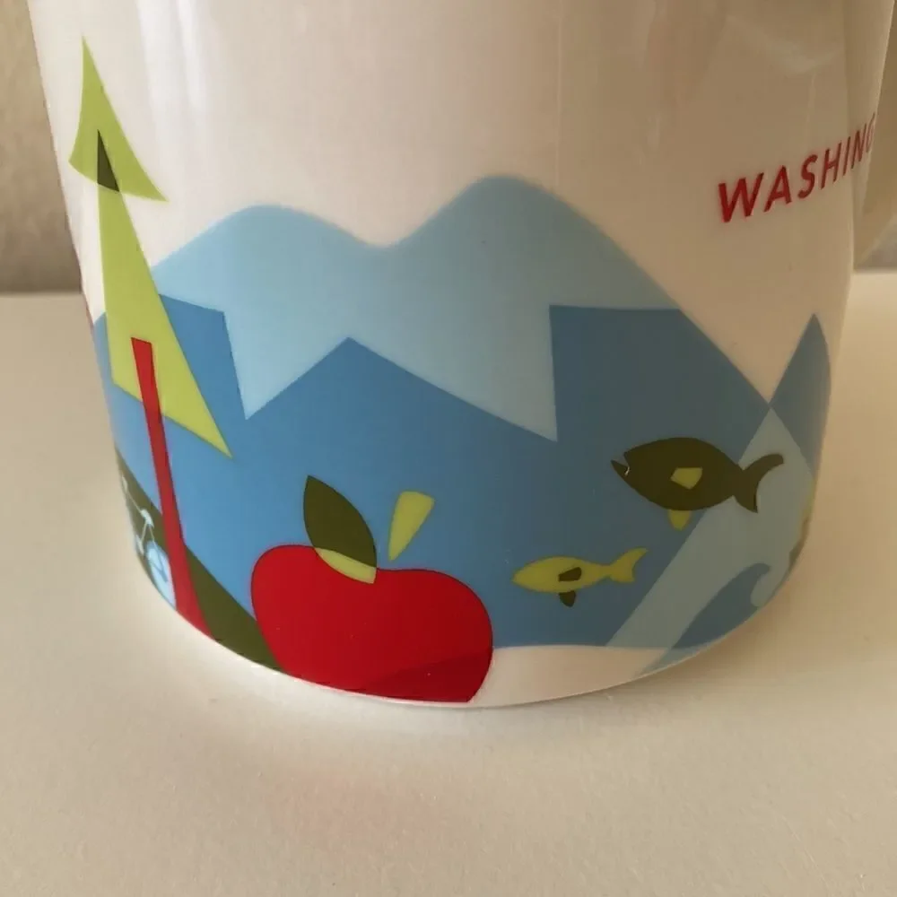 Starbucks Washington State You Are Here 2015 Collection Coffee Mug Cup 14 oz